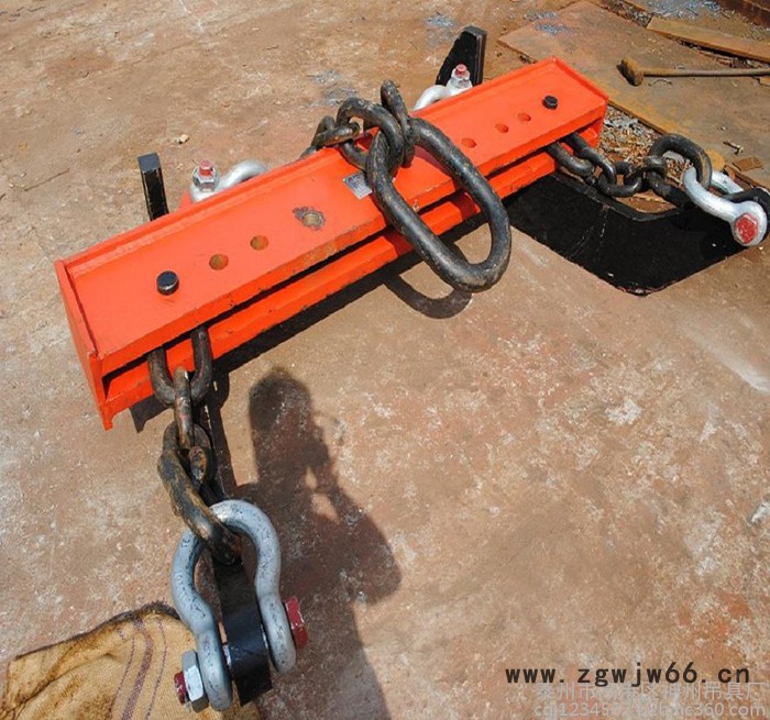 神州供应SW523起重卷板横梁双钩吊具 仓储起重带钢7字形吊钩 车间使用钢卷专用吊具图2