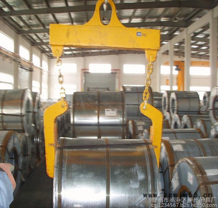 神州供应SW523起重卷板横梁双钩吊具 仓储起重带钢7字形吊钩 车间使用钢卷专用吊具图7