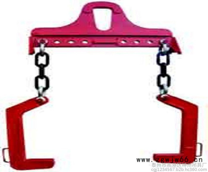 神州供应SW523起重卷板横梁双钩吊具 仓储起重带钢7字形吊钩 车间使用钢卷专用吊具图4
