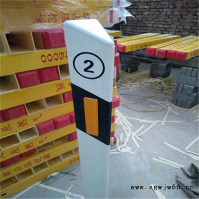 瑞增  玻璃钢柱式轮廓标 玻璃钢反光轮廓标图2