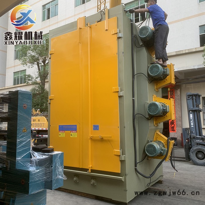 深圳东莞佛山抛丸机厂家XY-376焊接件除锈去氧化皮吊钩式抛丸清理机图3