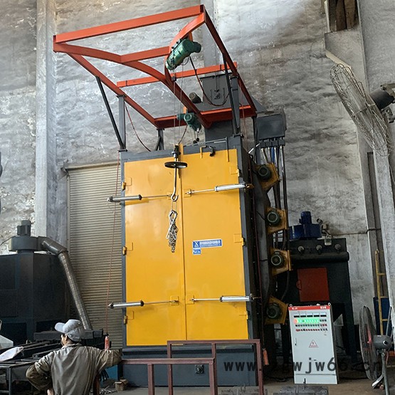 深圳东莞佛山抛丸机厂家XY-376焊接件除锈去氧化皮吊钩式抛丸清理机图7