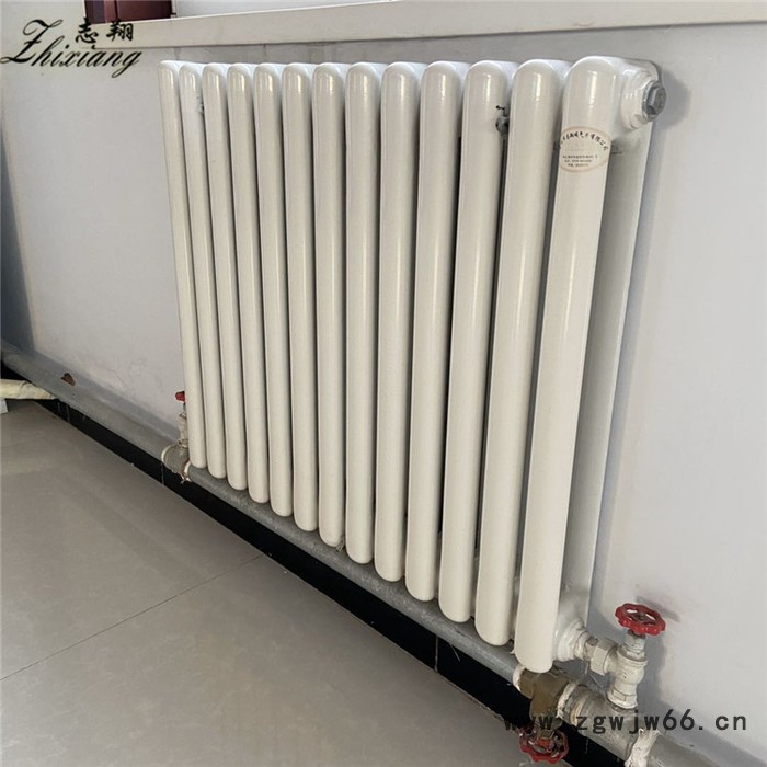 志翔 钢柱暖气片 家用钢二柱暖气片 钢制柱型暖气片厂家图3