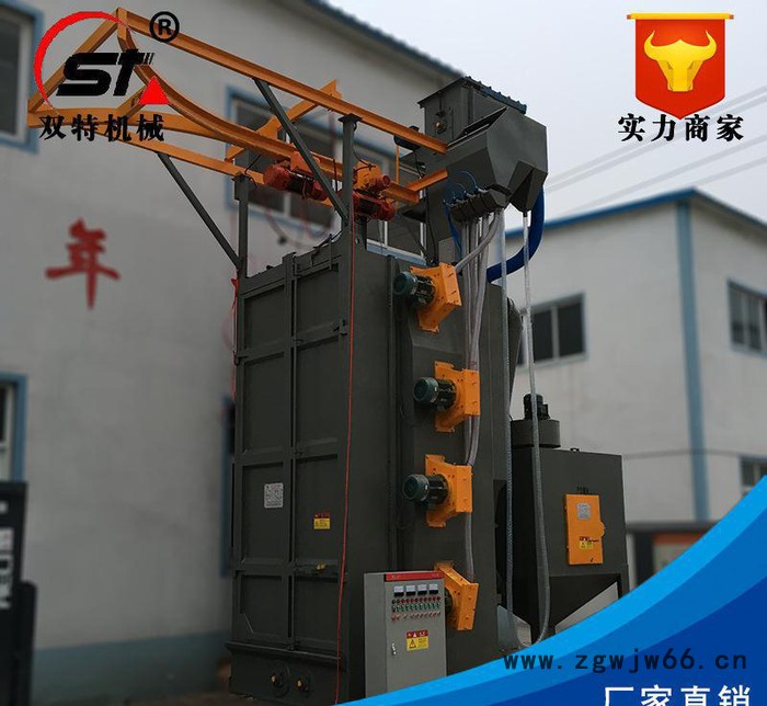 直销履带通过式喷砂抛丸设备 吊钩喷砂抛丸设备 喷砂抛丸设备图1