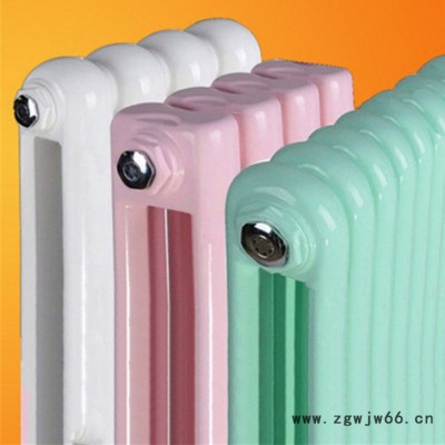 钢柱暖气片 家用钢二柱 钢二柱散热器价格 鑫达诚 厂家供应