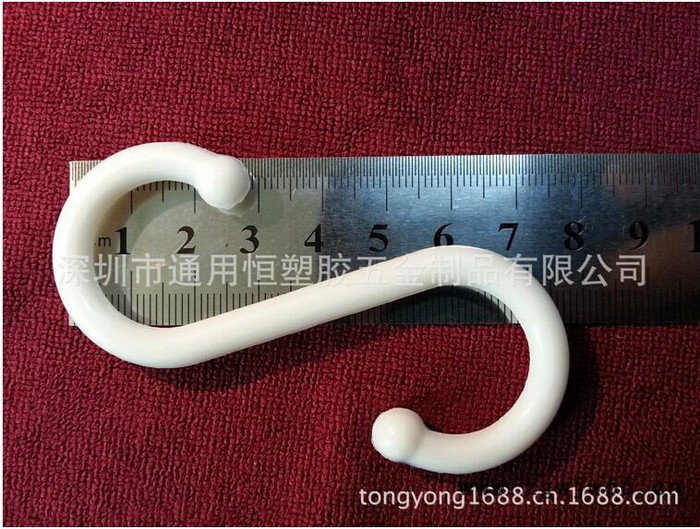 通用恒供应批发展示挂钩S形挂钩超市挂钩塑料挂钩S钩货架挂钩ABS吊钩图8