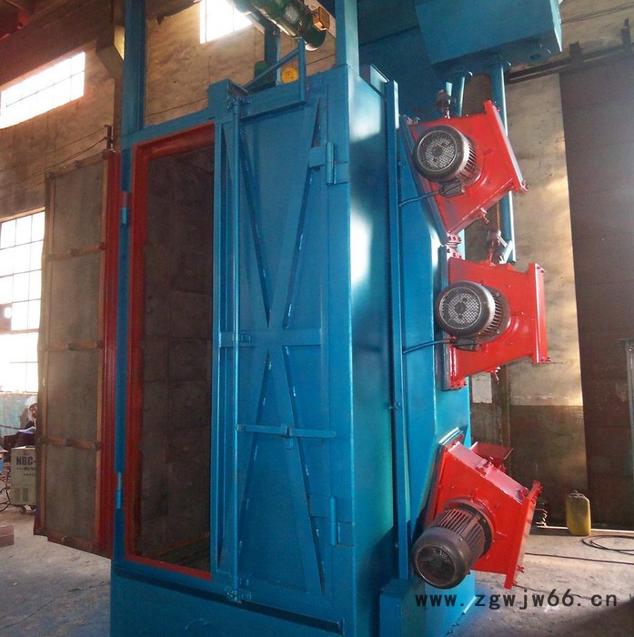 【龙锦机械】  吊钩抛丸机 吊钩式抛丸机 除锈抛丸机 圆角钢砂 通过式抛丸机 辊道通过式抛丸机 抛丸机维修 批发图3