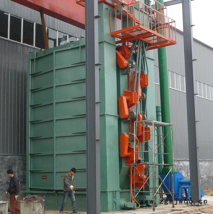 【龙锦机械】  吊钩抛丸机 吊钩式抛丸机 除锈抛丸机 圆角钢砂 通过式抛丸机 辊道通过式抛丸机 抛丸机维修 批发图2