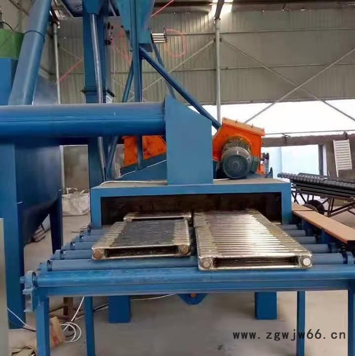 【龙锦机械】  吊钩抛丸机 吊钩式抛丸机 除锈抛丸机 圆角钢砂 通过式抛丸机 辊道通过式抛丸机 抛丸机维修 批发图7