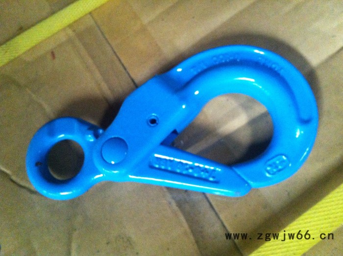 焊接钩 焊接吊环 80级大开口钩 链条羊角钩 羊角安全自锁钩 倍力特吊钩图3