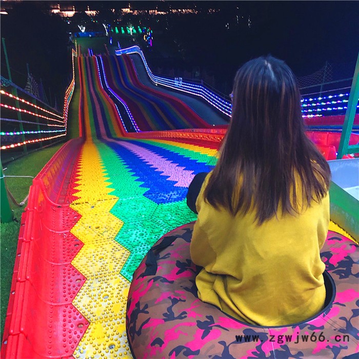 滚珠式滑道    七彩滑道   七彩滑梯  彩色滑道图3
