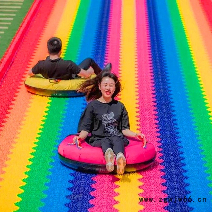 滚珠式滑道    七彩滑道   七彩滑梯  彩色滑道图4