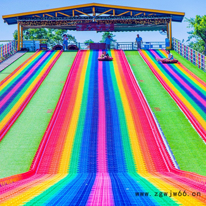 滚珠式滑道    七彩滑道   七彩滑梯  彩色滑道图8