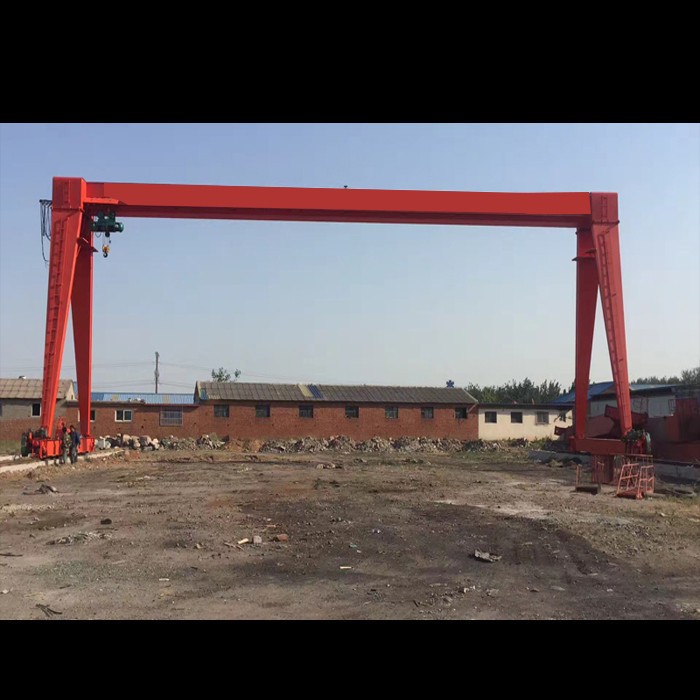 【鲁新】_起重机厂一线设备_MHZ型抓斗门式起重机_吊钩抓斗起重机图5