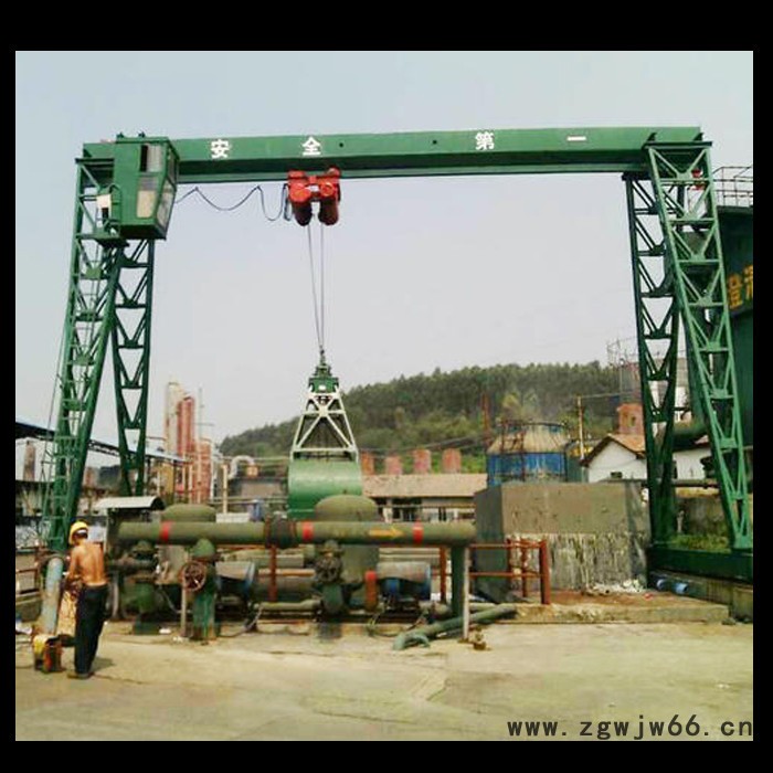 【鲁新**单梁抓斗起重机 1吨2吨3吨5吨吊钩抓斗起重机图3