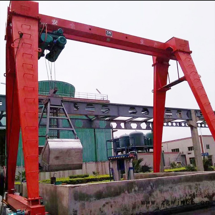 【鲁新**单梁抓斗起重机 1吨2吨3吨5吨吊钩抓斗起重机