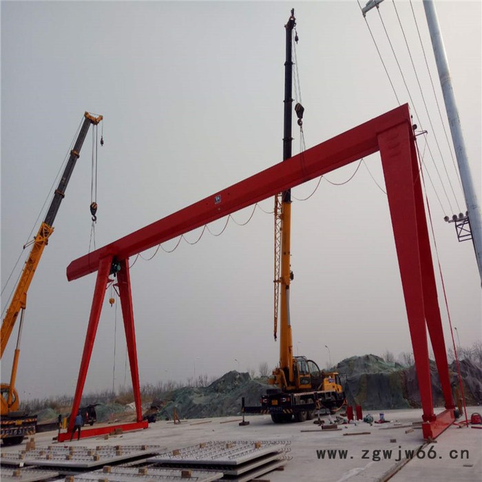 吊钩门式起重机，葫芦门式起重机欢迎选购图4