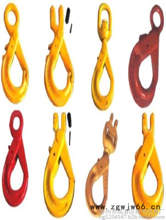 眼型自锁钩 眼型安全钩 G80欧式眼型钩 美式眼型自锁钩 环眼自锁钩 吊钩/抓钩**图7