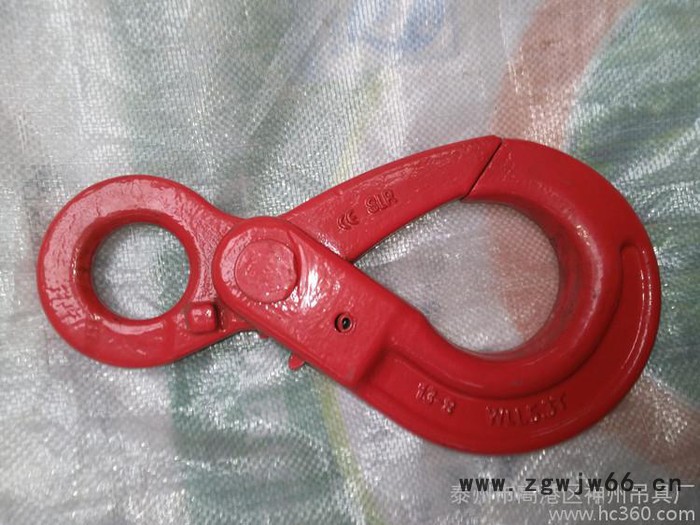 眼型自锁钩 眼型安全钩 G80欧式眼型钩 美式眼型自锁钩 环眼自锁钩 吊钩/抓钩**图4