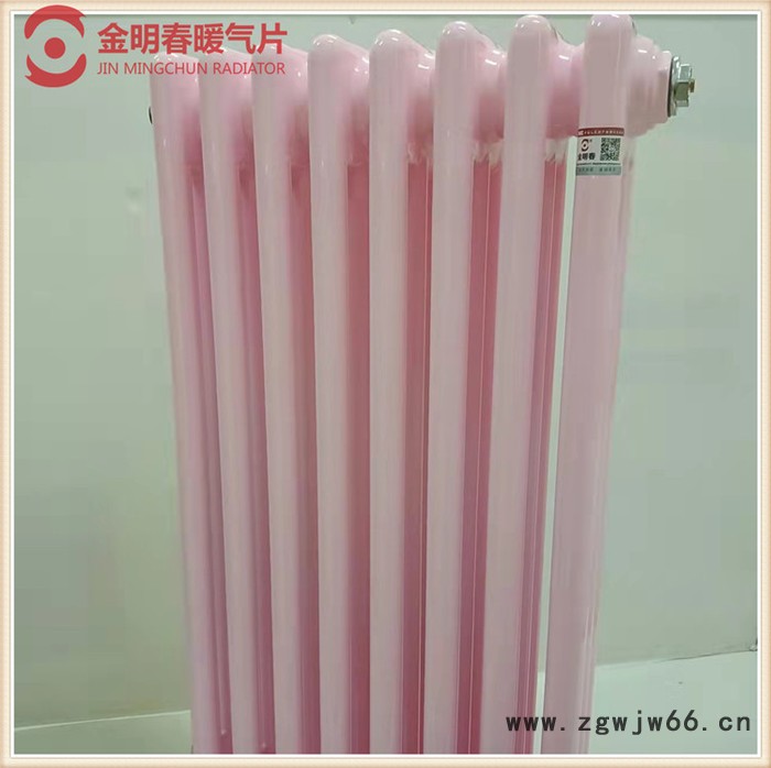 金明春-钢三柱-GZ318钢柱暖气片-钢管圆三柱暖气片图2