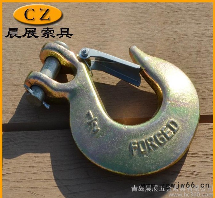 羊角抓钩 羊角滑钩 欧式羊角钩 羊角滑钩 起重羊角钩 1.2图3