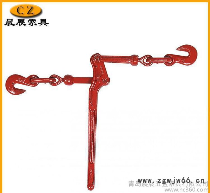 双钩棘轮紧锁具拉紧器 杠杆收紧器起重链条抓钩重物捆绑器图2
