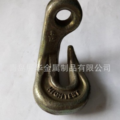 青岛索具 美式合金钢环眼货钩 眼形抓钩 现货出口品质