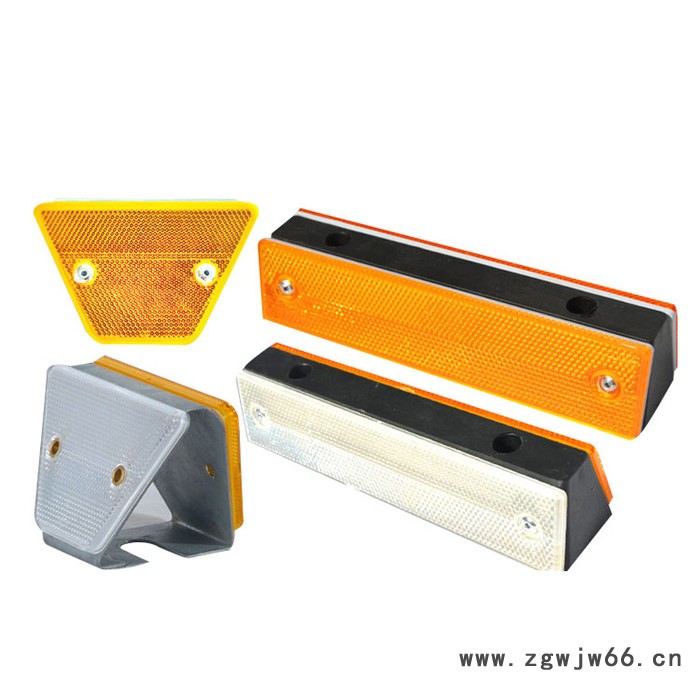 睿安 玻璃钢柱式轮廓标 PVC锰钢片式轮廓标 柱帽式轮廓标图3