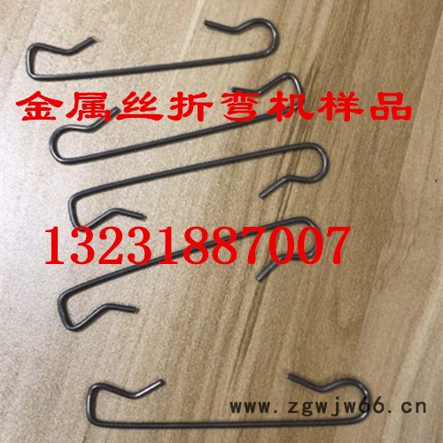 航欧机械 木耳菌挂钩折弯机 食物菌挂钩折弯机 双钩钢丝打扣机 蘑菇吊钩打扣机 小型钢丝折钩机 自动握弯机 弯线机 弯丝机图2
