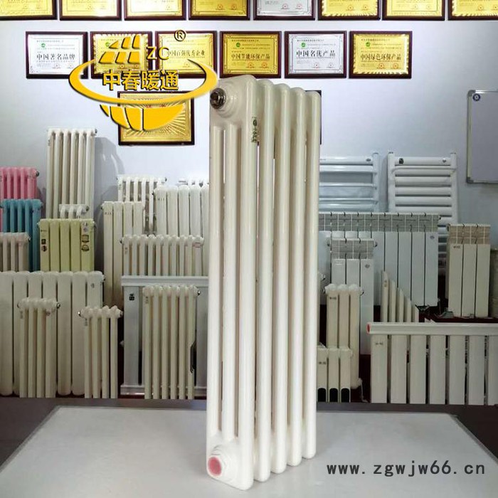 〖中春国标**  钢三柱散热器  钢三柱暖气片 家用钢制散热器  钢柱暖气片 直销各种型号图4