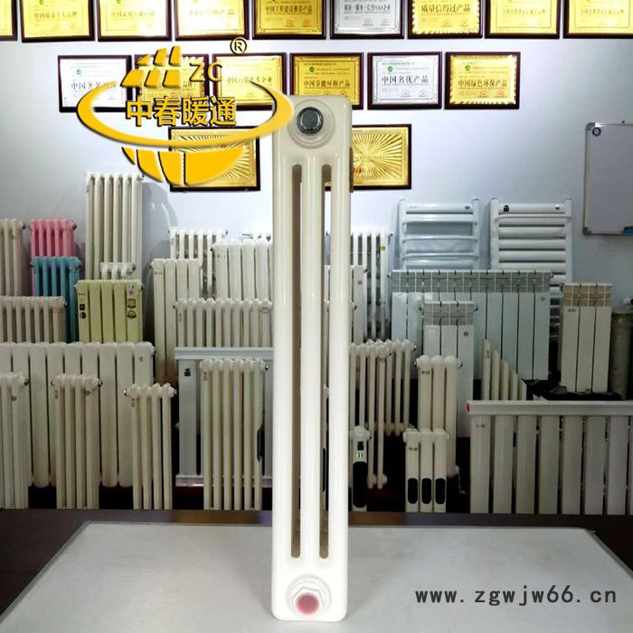 〖中春国标**  钢三柱散热器  钢三柱暖气片 家用钢制散热器  钢柱暖气片 直销各种型号图5