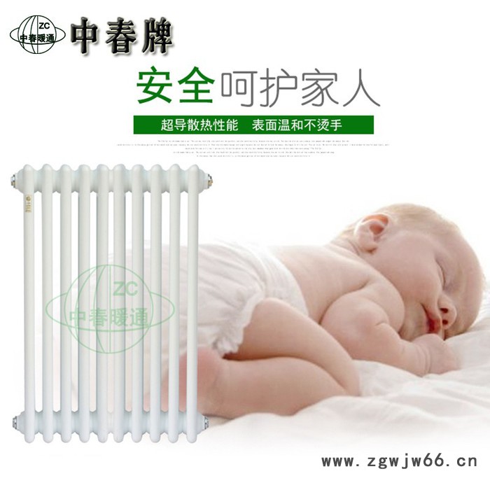 供应钢五柱暖气片 中春牌钢柱暖气片 钢制暖气片 中春牌 GZ516暖气片图4