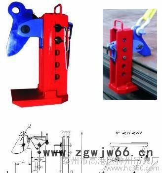 供应神州SW702层叠钢板起重钳** 5T多层钢板起重夹钳 5吨大开口钢板吊钩 板跺吊具图7