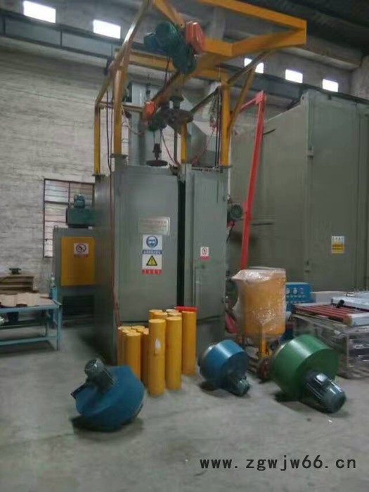 氧化皮表面喷砂机 镀膜层高效喷砂机 佛山Q37吊钩式抛丸图2