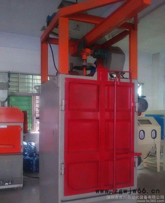 吉川厂价吊钩式抛丸机 双吊钩式抛丸机 单钩环链葫芦吊钩式抛丸机图3