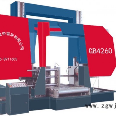 龙门滑轨带锯床，滚珠滑轨锯床，龙门带锯床，双棍术滑轨锯床，滑轨带锯床