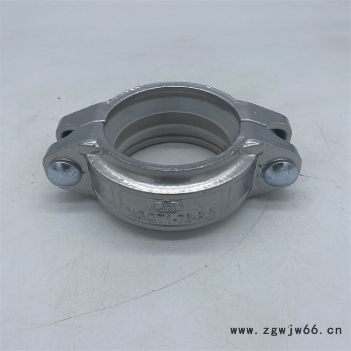 沟槽卡箍件 消防沟槽卡箍龙塑厂家图3