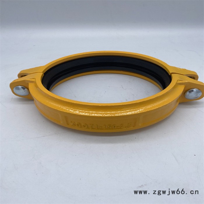 沟槽卡箍件 消防沟槽卡箍龙塑厂家图2