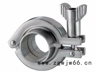 杰克龙  直销  304不锈钢精铸重型卡箍卫生级快装卡箍卡箍套装带接头送垫片图2