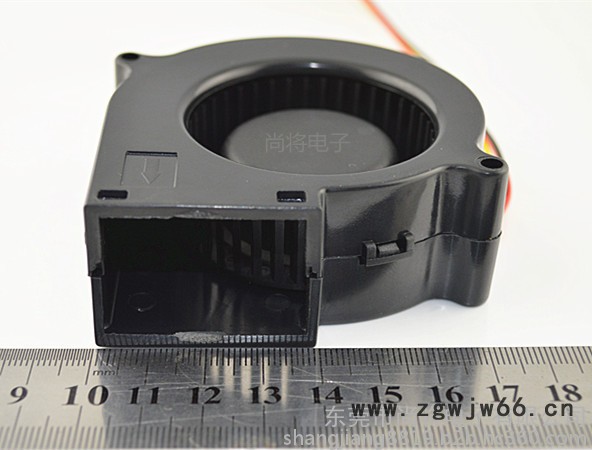 7530鼓风机双滚珠12V大风量投影仪涡轮离心风扇电暖炉涡轮离心风扇图7