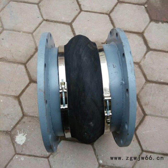 福硕 单球体橡胶接头 卡箍式橡胶接头图3