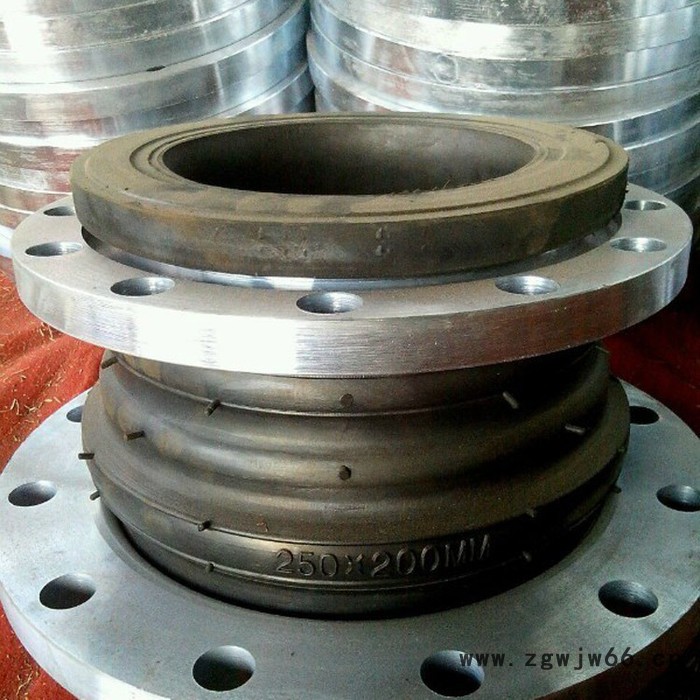 福硕 单球体橡胶接头 卡箍式橡胶接头图2