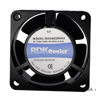 厂家供应散热风扇6030散热风扇滚珠110-240V 散热风扇