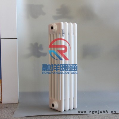 融洋厂家直供 钢柱形散热器 SCGGZY5-1.8-1800-1.0 钢制圆五柱散热器 厂房专用散热器 车间专用暖气片