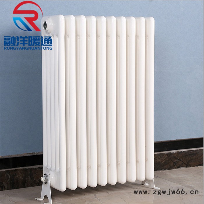 融洋厂家直供 钢柱形散热器 SCGGZY5-1.8-1800-1.0 钢制圆五柱散热器 厂房专用散热器 车间专用暖气片图5
