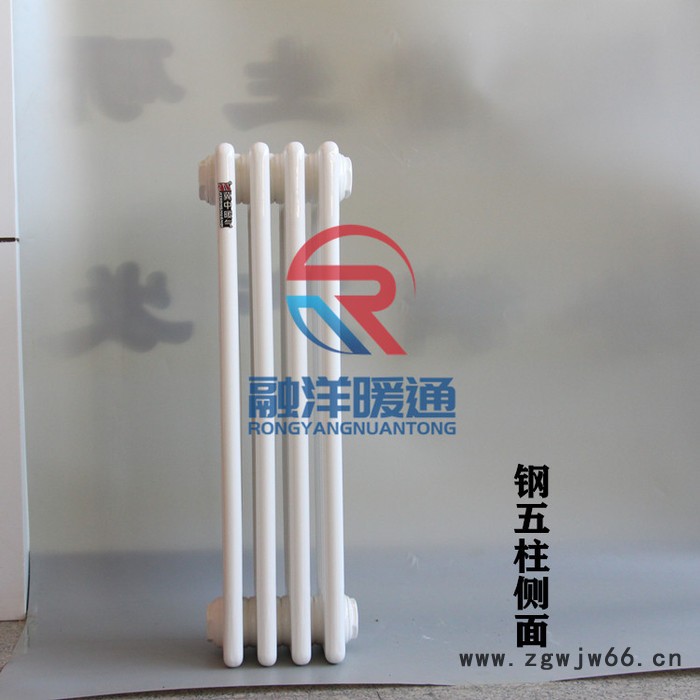 融洋厂家直供 钢柱形散热器 SCGGZY5-1.8-1800-1.0 钢制圆五柱散热器 厂房专用散热器 车间专用暖气片图2
