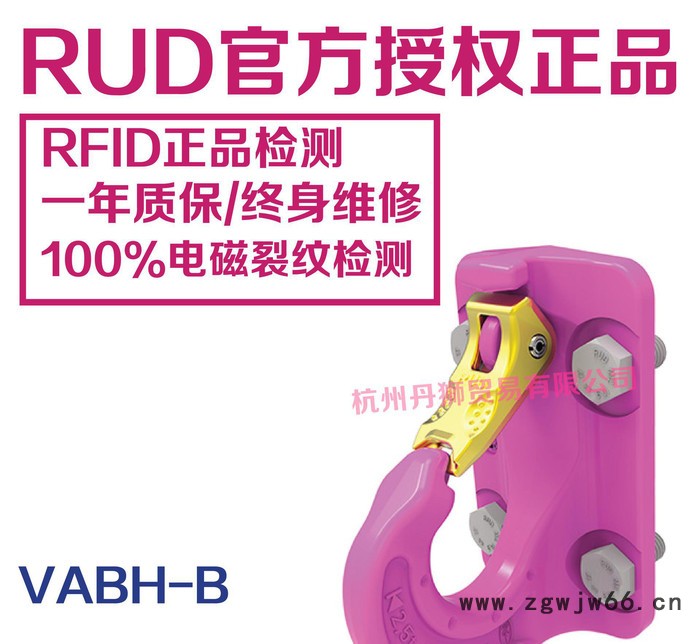 RUD  路德 德国进口 固定式吊钩  自锁吊钩 安全闭锁吊钩 VABH-B/VCGH-G 吊钩 吊点图2