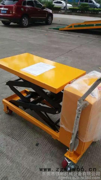 广东DP350KG升降平台 小物品升降平台 电动液压小平台 电动液压升降平台车 滚珠小平台车图3