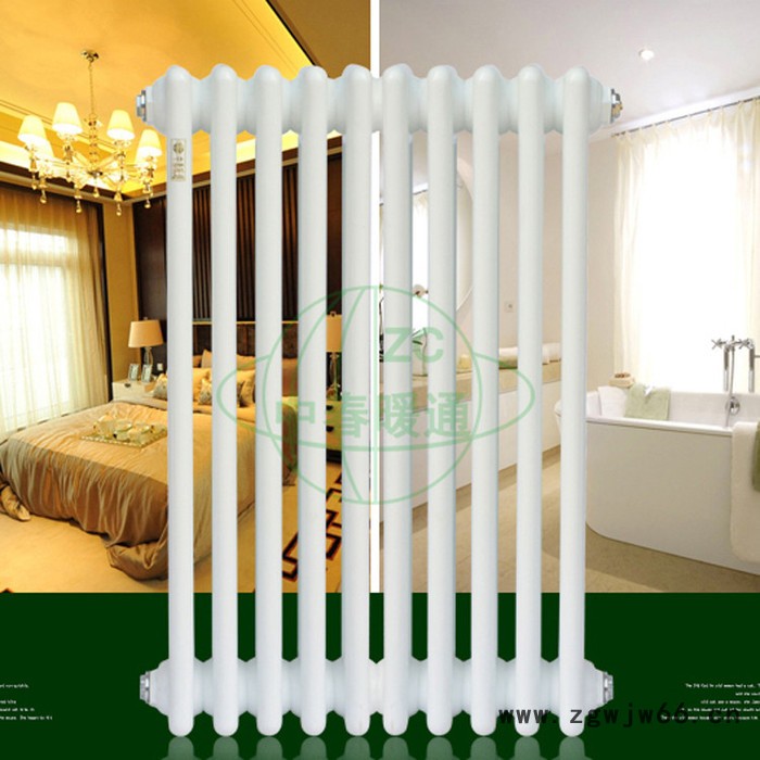 中春 钢五柱散热器 GZ-5系列钢柱散热器 钢柱参数  QFGZ509钢五柱 中心距900mm  钢柱散热器承压能力图2