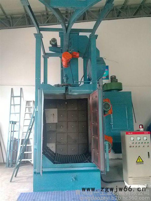 直供青岛Q3710双吊钩式抛丸机，Q3710吊钩式抛丸机，抛丸机、吊钩式抛丸机、双吊钩式抛丸机、青岛吊钩式抛丸机厂家图3